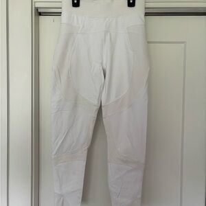 Lululemon Athletica Rare Ribbed White Leggings